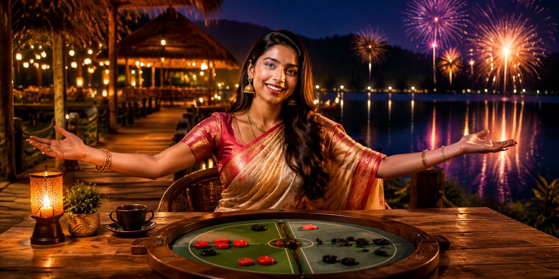 সিলেটে সূর্যাস্তের আলোয় লাইভ ডিলার কার্ড গেম উপভোগ করছেন ব্যবহারকারী